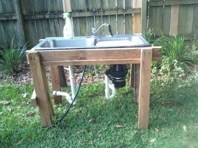 Outdoor sink Outdoor sink