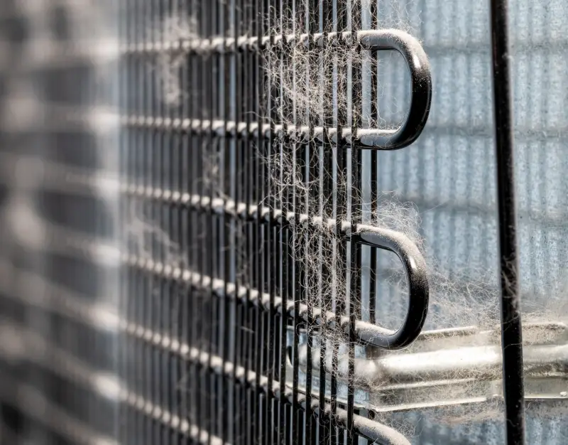 Dusty Refrigerator Coils